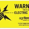 Agrifence Warning Signs Pack of 3