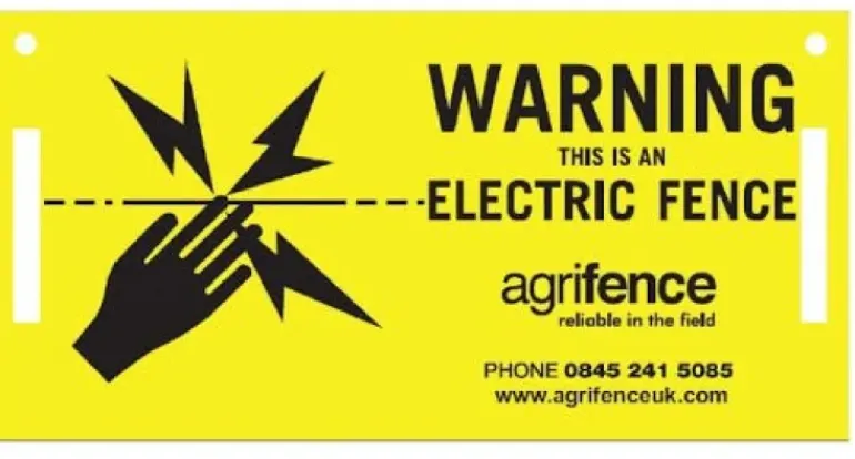 Agrifence Warning Signs Pack of 3