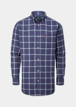 Alan Paine Ilkley Flannel Button Down Shirt - Shooting Fit