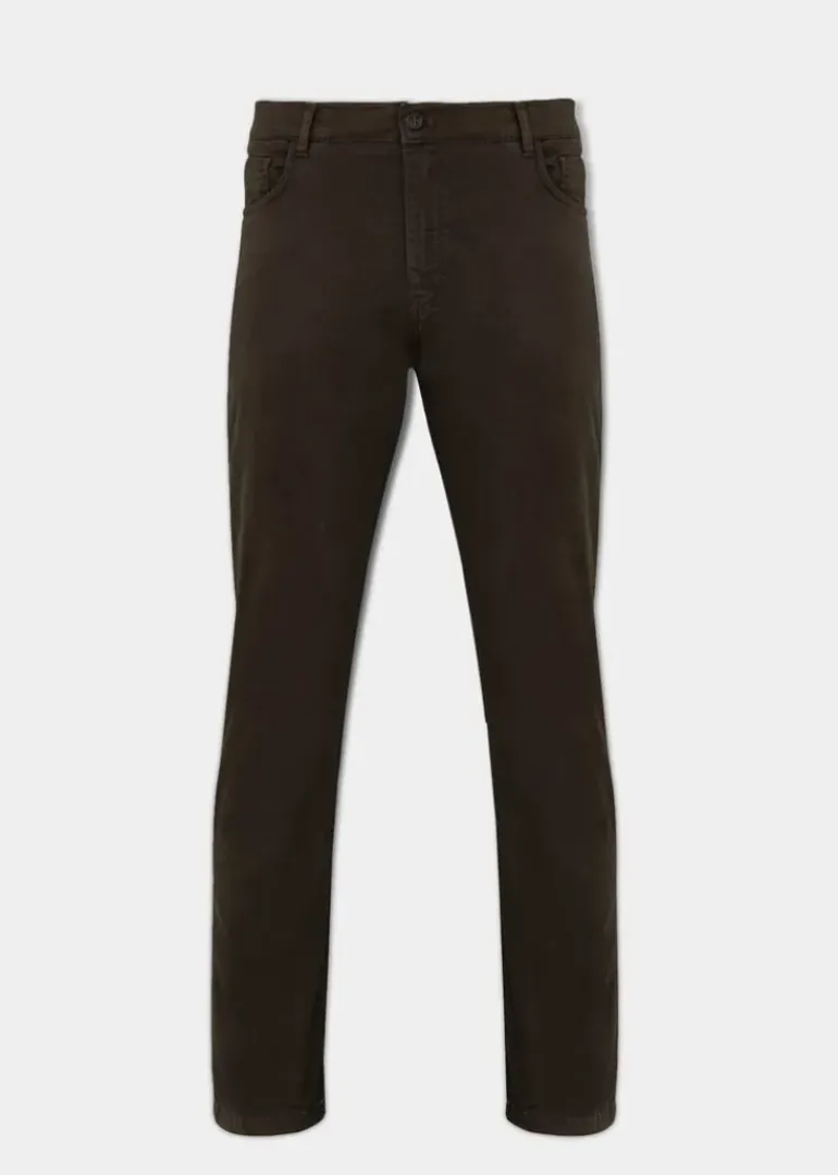 Alan Paine Men's Cheltham Five-Pocket Chino Jeans