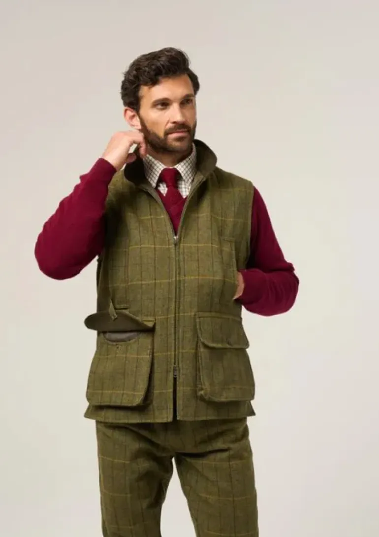 Alan Paine Men's Rutland Tweed Waistcoat