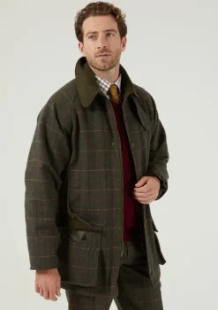 Alan Paine Men's Rutland Waterproof Tweed Shooting Coat