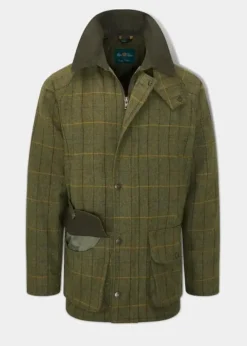 Alan Paine Men's Rutland Waterproof Tweed Shooting Coat