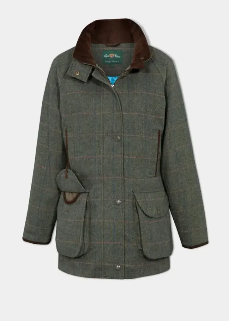 Alan Paine Women's Combrook Tweed Shooting Coat