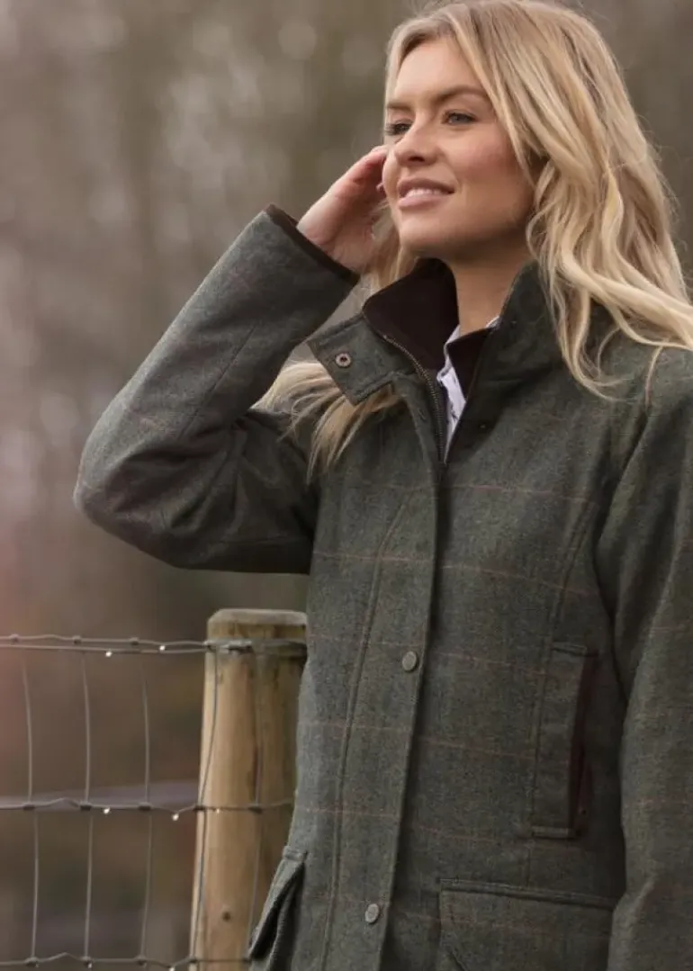 Alan Paine Women's Combrook Tweed Shooting Coat