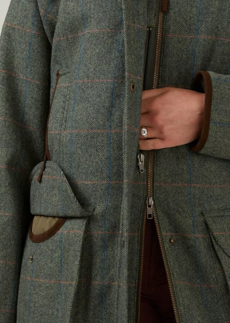 Alan Paine Women's Combrook Tweed Shooting Coat