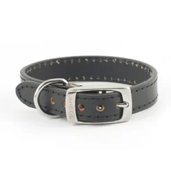 Ancol Heritage Diamond Quilted Leather Collar
