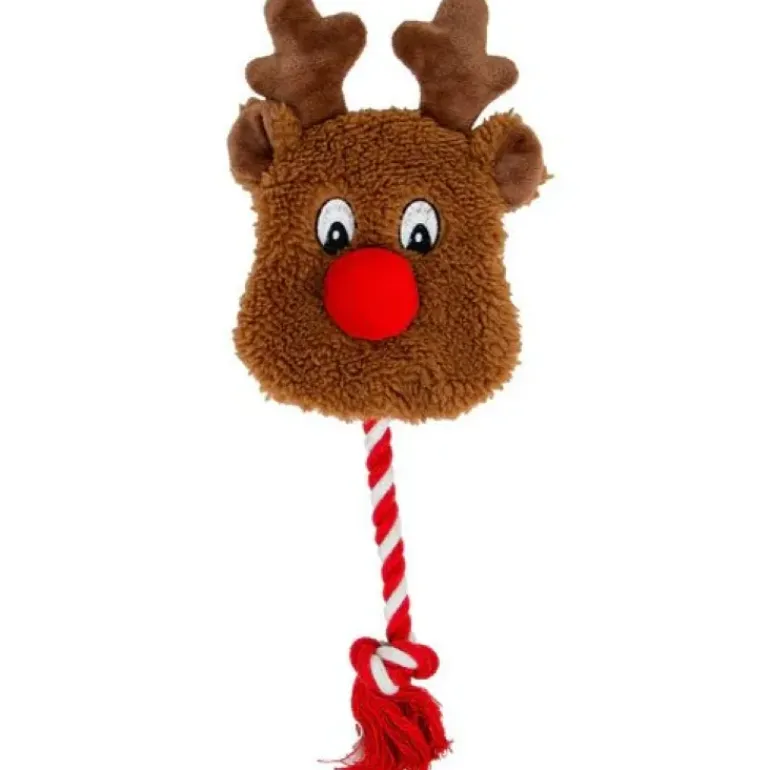 Ancol Ropey Rudolf Dog Toy