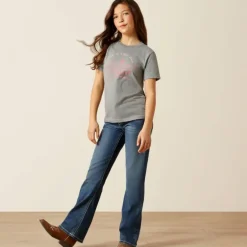 Ariat Kids 'Heels Down' T-Shirt SS25