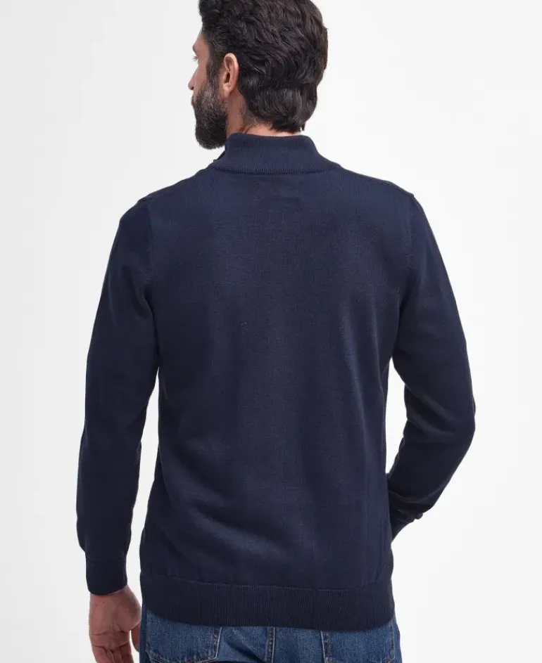 Barbour Cotton Half Zip Jumper SS24