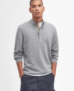 Barbour Cotton Half Zip Jumper SS24