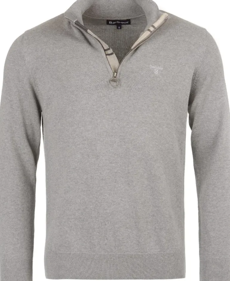 Barbour Cotton Half Zip Jumper SS24