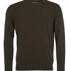 Barbour Essential Lambs Wool Crew Neck Jumper