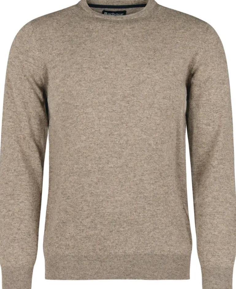 Barbour Essential Lambs Wool Crew Neck Jumper