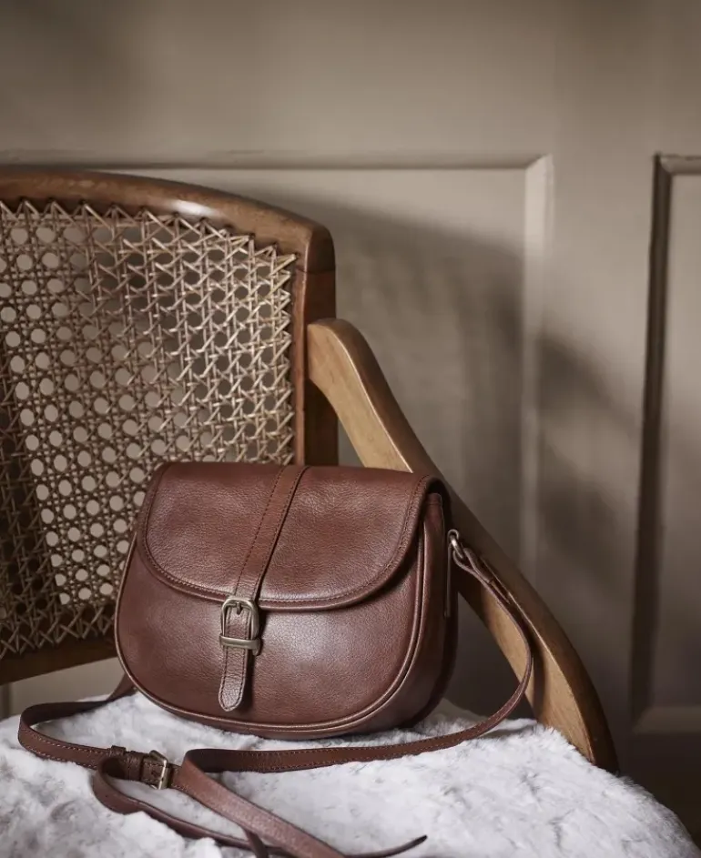 Barbour Laire Leather Saddled Bag