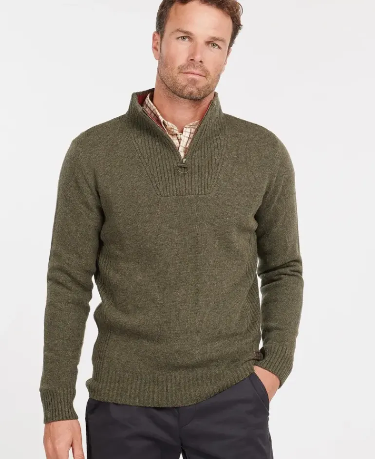 Barbour Men's Nelson Essential Half-Zip Sweater