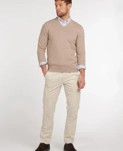 Barbour Men's Pima Cotton V-Neck Jumper