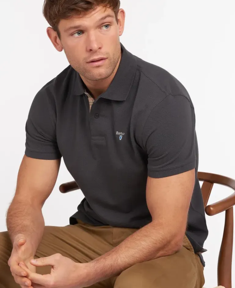 Barbour Men's Tartan Pique Polo
