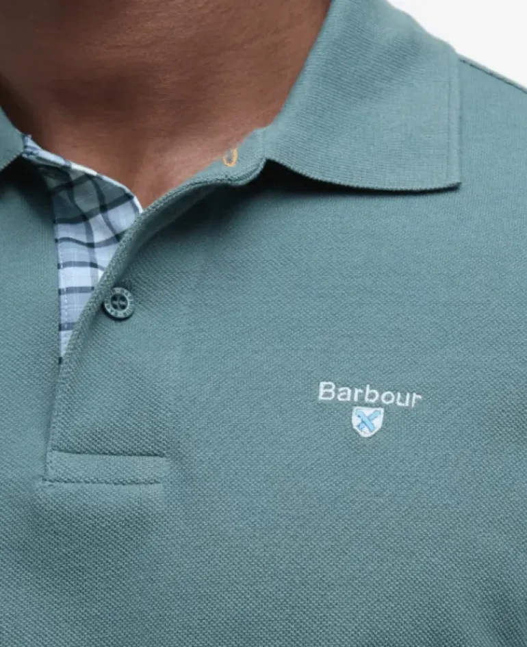 Barbour Men's Tartan Pique Polo