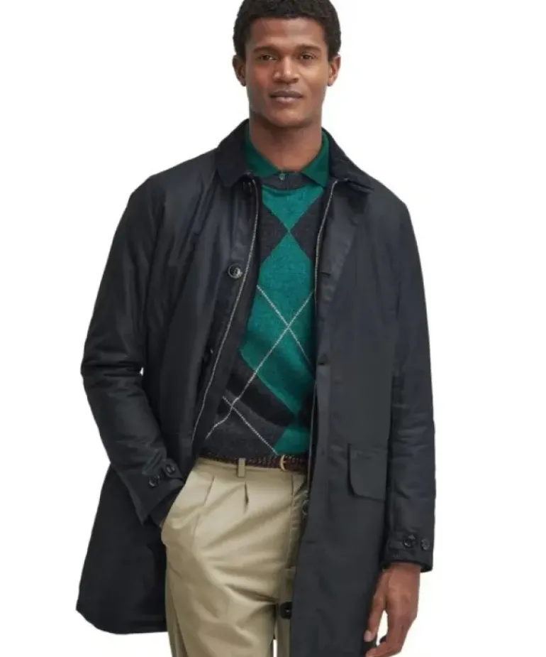 Barbour Mens Waxed Mac