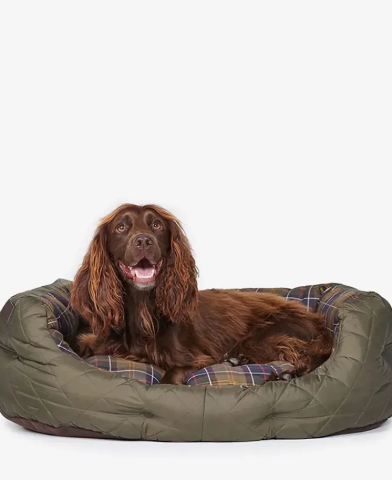 Barbour Quilted Dog Bed