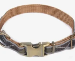 Barbour Reflective Tartan Dog Collar