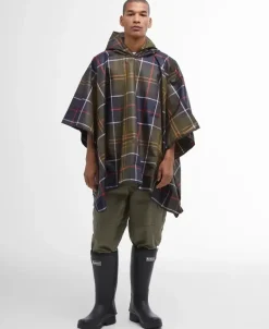 Barbour Tartan Showerproof Poncho