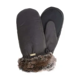 Barbour Women's Fur Trim Mitt