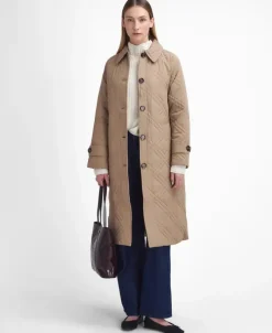 Barbour Women's Mariah Quilted Trench Coat