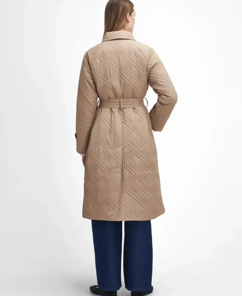 Barbour Women's Mariah Quilted Trench Coat