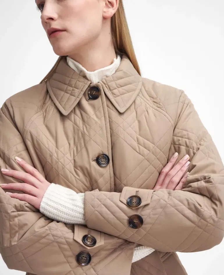 Barbour Women's Mariah Quilted Trench Coat