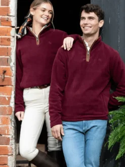 Beaumont & Bear Unisex Topsham Fleece Quarter Zip