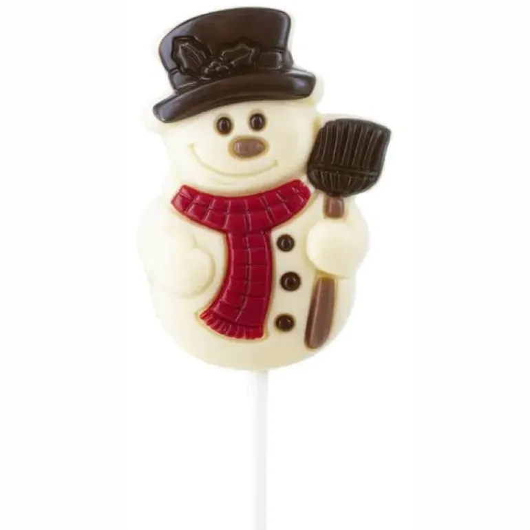 Belfine Snowman Chocolate Lollipop