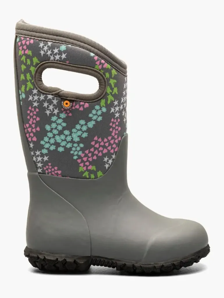 Bogs Kids York Insulated Wellington Boots - Star Heart