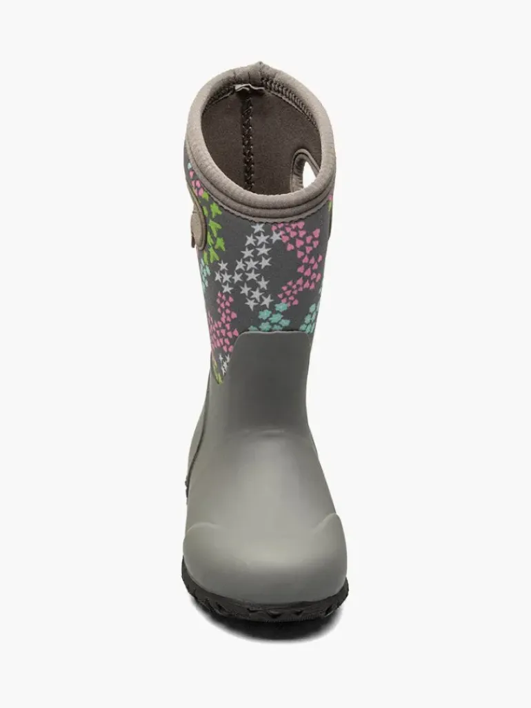 Bogs Kids York Insulated Wellington Boots - Star Heart