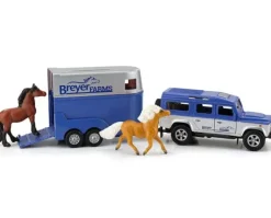 Breyer Farms Land Rover and Tag-A-Long Trailer