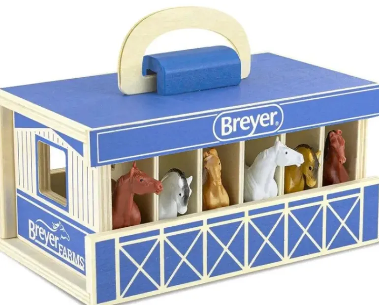 Breyer Farms Wooden Stable Playset