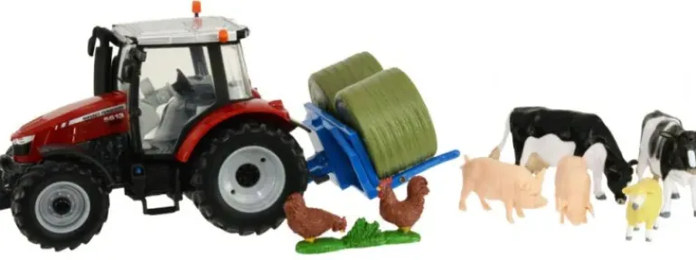 Britains Massey Ferguson 5612 Tractor Set