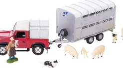 Britains Toys Land Rover Sheep Farmer Set