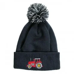 British Country Collection Children's Tractor Pom Pom Hat
