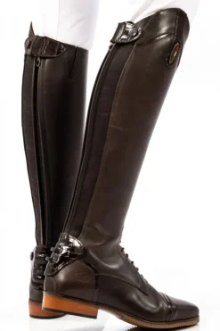 Brogini Florence Vogue Croc Field Boot - Brown (SIZES 36-41)