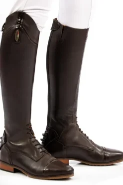 Brogini Florence Vogue Croc Field Boot - Brown (SIZES 42-46)
