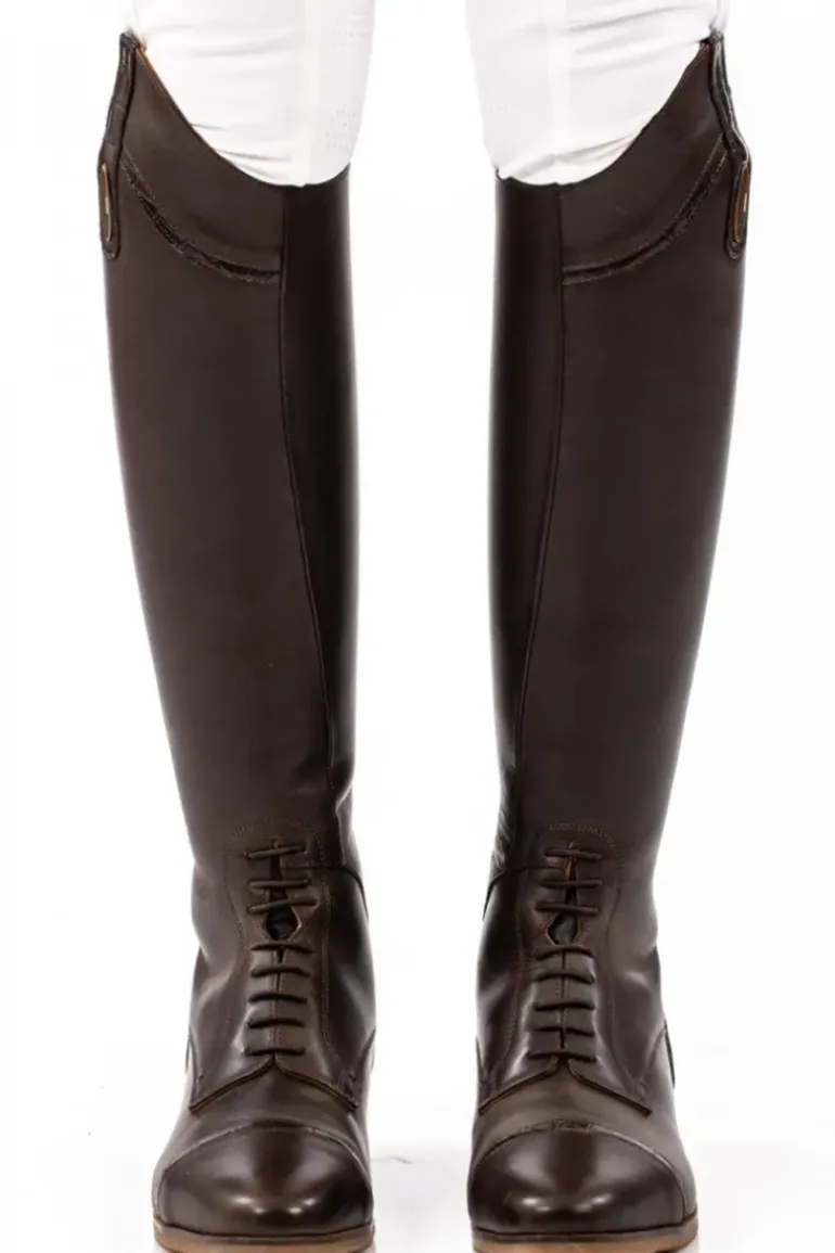 Brogini Florence Vogue Croc Field Boot - Brown (SIZES 42-46)