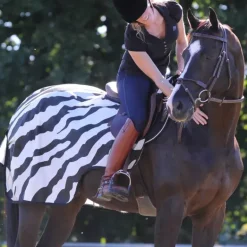 Bucas Buzz Off Zebra Riding Rug
