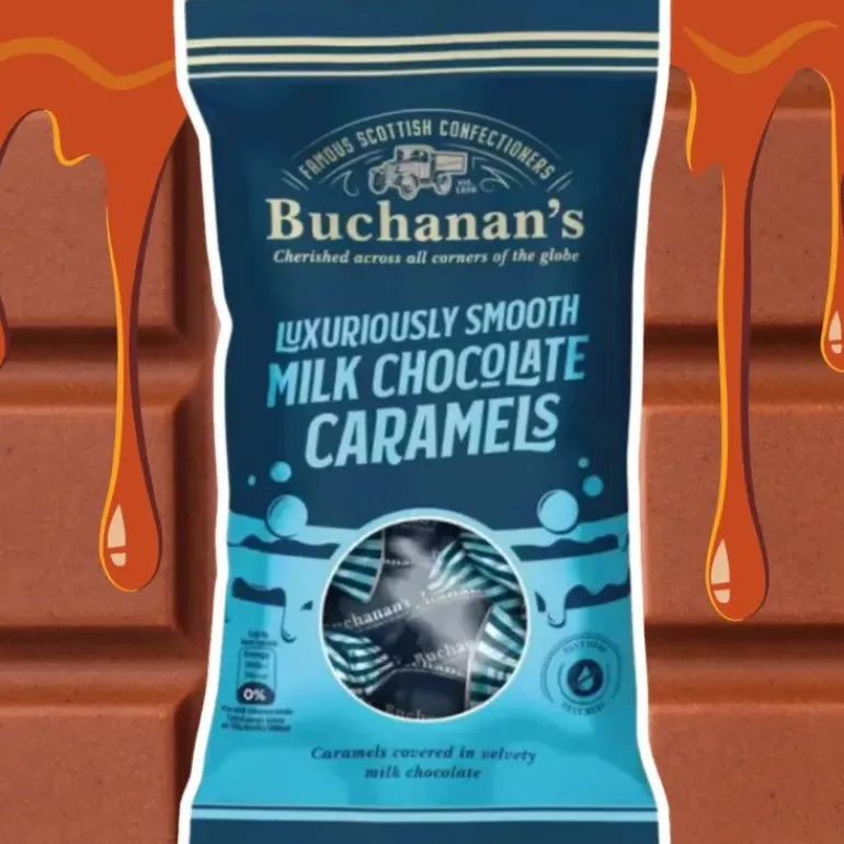 Buchanan's Luxuriously Smooth Milk Chocolate Caramels