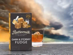 Buttermilk Artisan Confectionery Dark & Stormy Crumbly Fudge