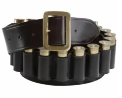 Cartridge Belt 20G Medium Malton Bridle Leather Dark Havana by Croots