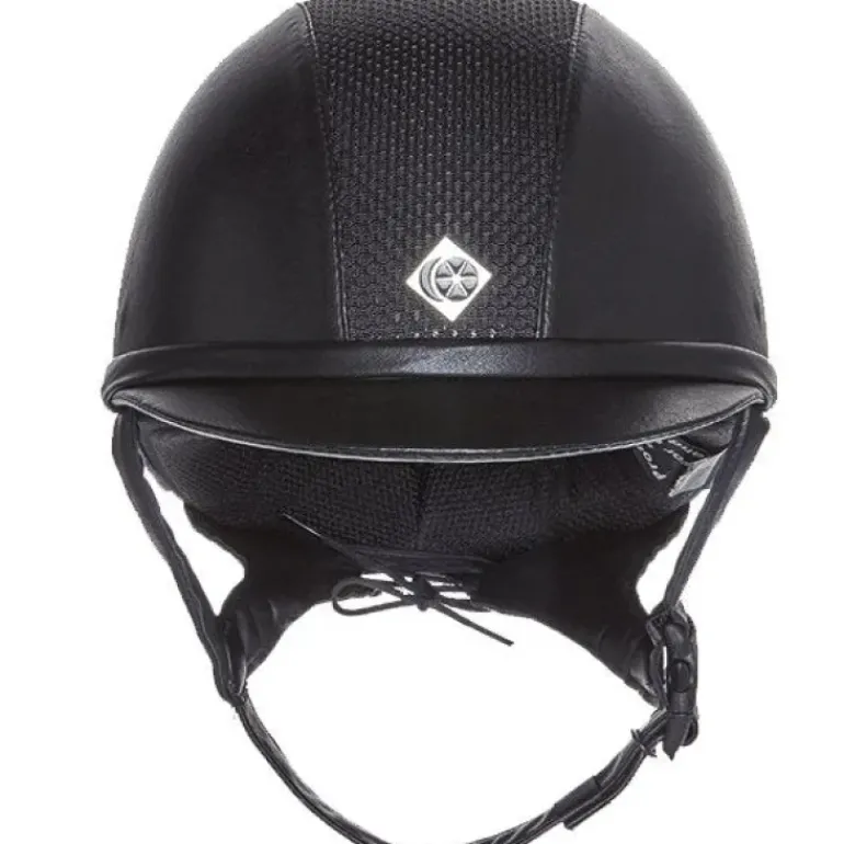 Charles Owen AYR8 Plus Leather Look Riding Helmet