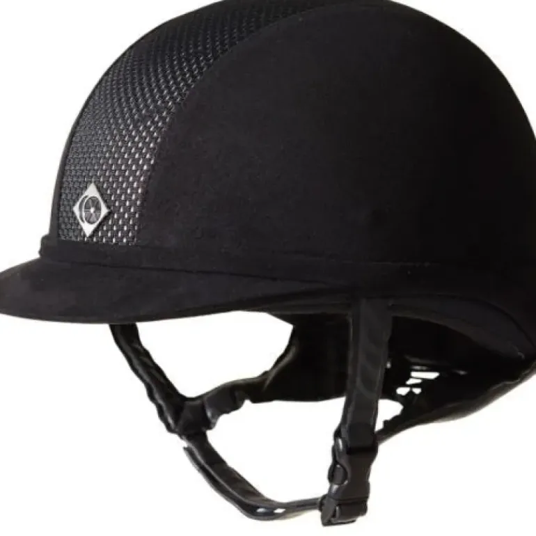 Charles Owen AYR8 Plus Suede-Look Riding Helmet