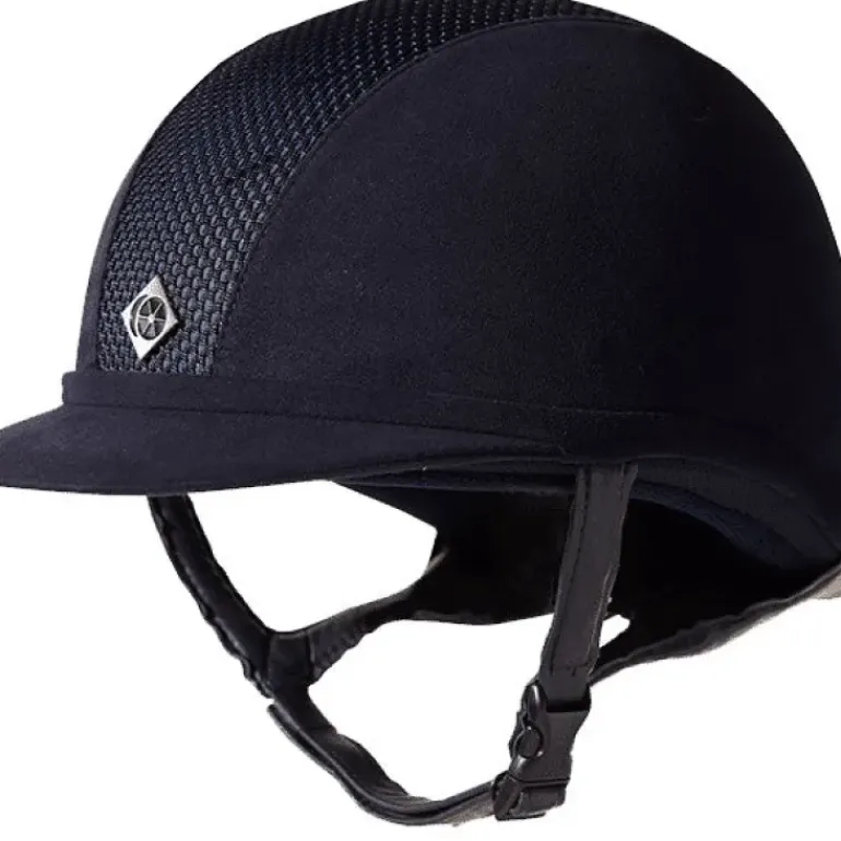 Charles Owen AYR8 Plus Suede-Look Riding Helmet